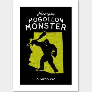 Home of the Mogollon Monster - Arizona USA Cryptid Bigfoot Posters and Art